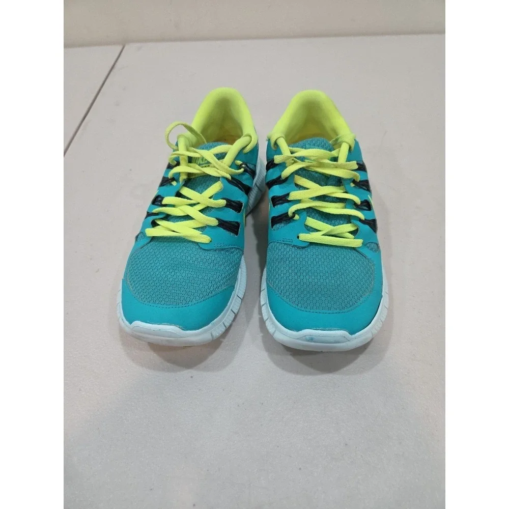 Nike Free 5.0 Women's Size 7 Running Shoes Teal Multicolor
